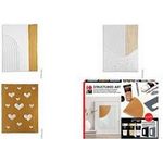 Marabu Acrylpasten-Set STRUCTURED ART Struktureffekte für Acrylgestaltung, cremig-pastos, - 1 Stück (1202000000088)