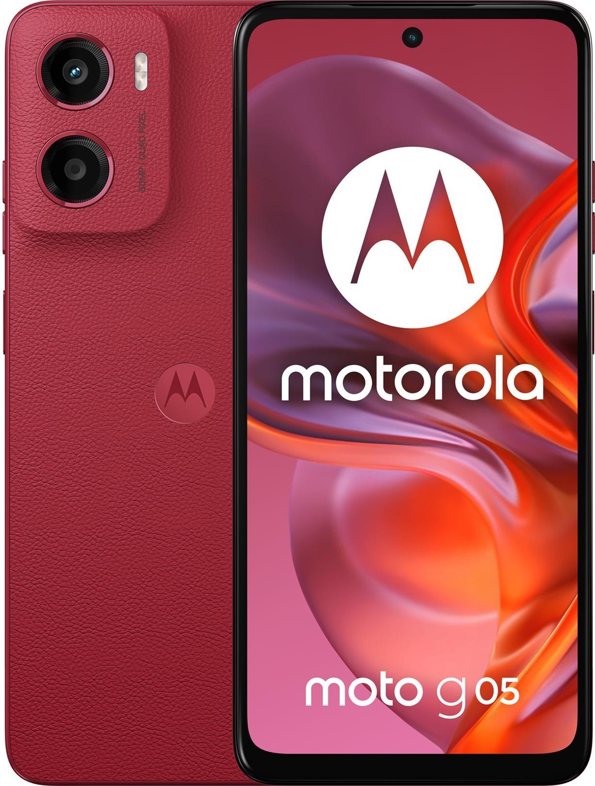 Motorola Moto G05 6,67" 4 GB RAM 256 GB Dual-SIM Pflaumenrot