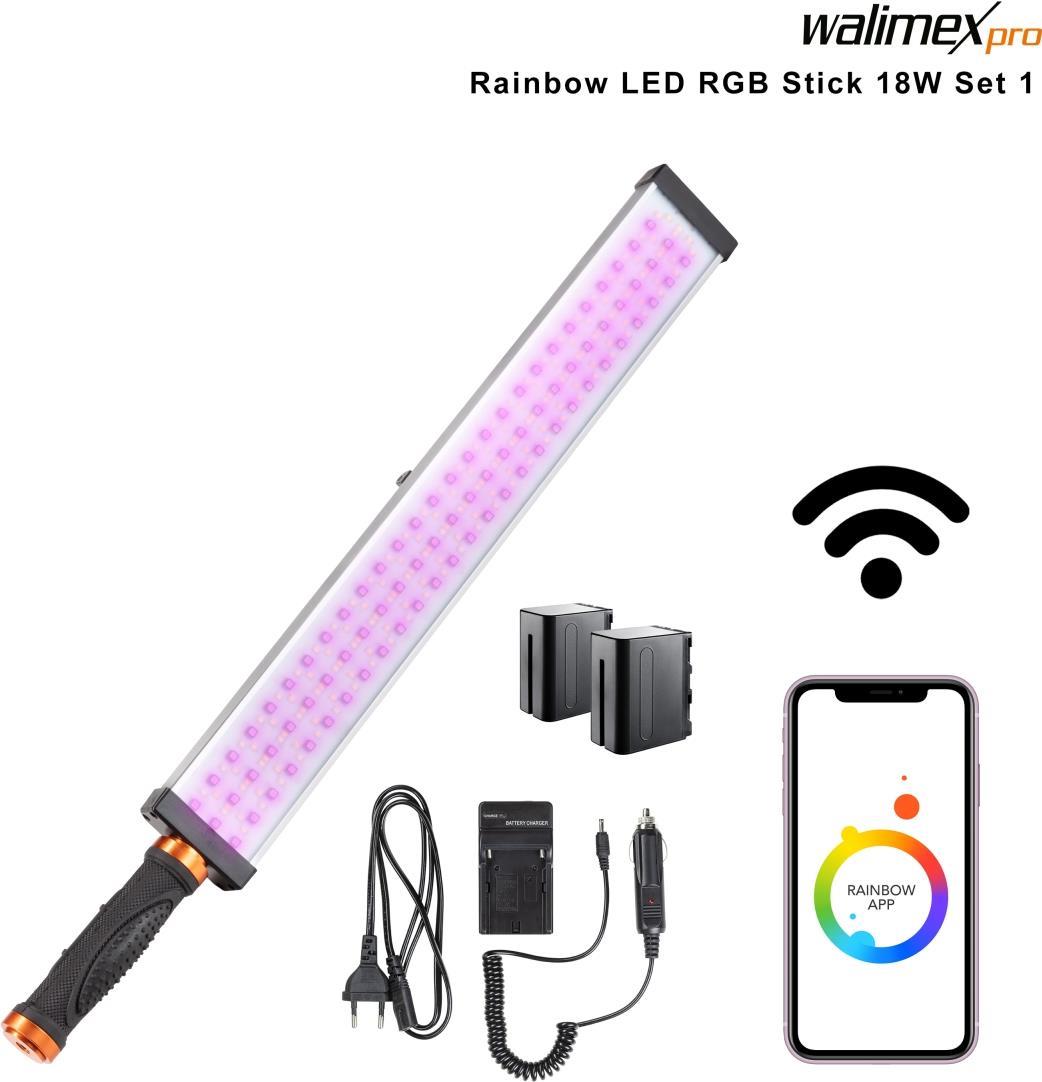 Walimex pro LED Rainbow RGB Stick 18W Set 1 (23390)