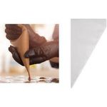 HYGONORM HDPE-Spritzbeutel, geprägt, (L)460 mm, transparent Einwegbeutel, 1-lagig, geprägte Außenseite für besseren - 1 Stück (32231)