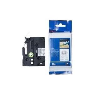 Brother - Polyester - Schwarz auf Grün - 21 x 45 mm 72 Etikett(en) (1 Rolle(n...