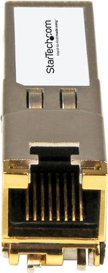 Startech.com E1MG-TX-ST Transceiver Modul (SFP Module, 10/100/1000Base-TX Brocade kompatibel, Kupfer, RJ-45 Kupfer mit DDM) (E1MG-TX-ST)