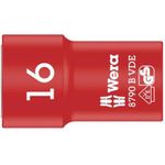 Wera Außen-Sechskant VDE-Steckschlüsseleinsatz 16 mm 3/8" (10 mm) 8790 B VDE Zyklop 05004960001 (05004960001)