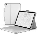 UAG Urban Armor Gear Healthcare Rugged USB-C Keyboard Case mit Trackpad | Apple iPad 11“ (2025) / iPad 10,9“ (2022) / iPad Air 11" (2026 - 2024) | weiß/grau | bulk | 1K4006B14130 (1K4006B14130)