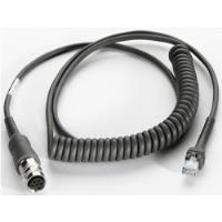 Zebra CABLE USB FOR LS34XX TO VC5090 USB Cable Connects LS34XX to VC5090, coiled 9 extended, rugged amphenol connection 
