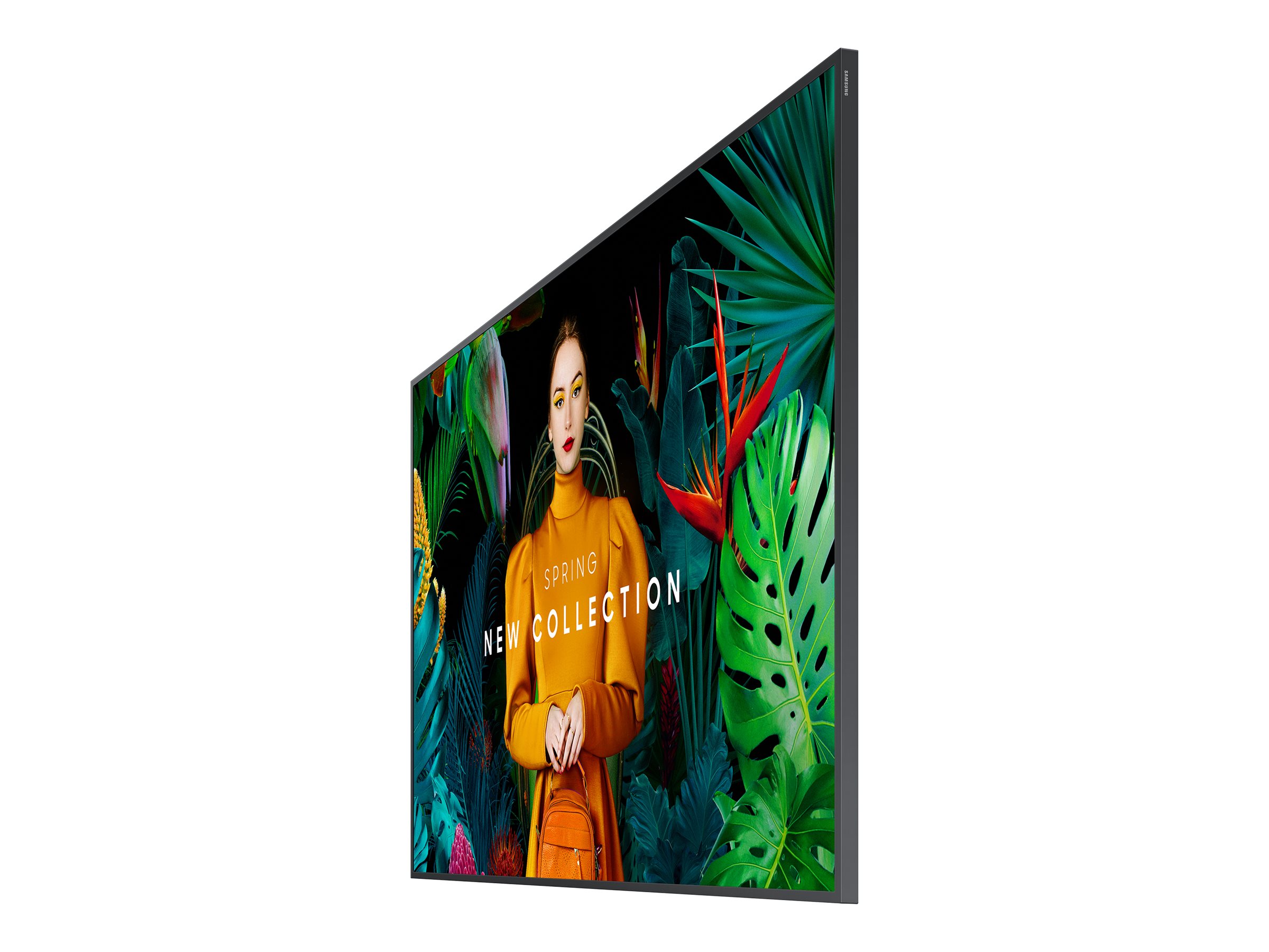 Samsung QH43C 108 cm 109,20cm (43") Diagonalklasse 107,95 42.5" sichtbar QHC Series LCD-Display mit LED-Hintergrundbeleuchtung Crystal UHD Digital Signage 4K 2160p 3840 x 2160 Edge LED Schwarz [Energieklasse G] (LH43QHCEBGCXEN)