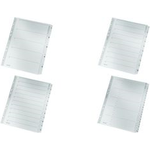 Leitz 43230000 Tab-Register Numerischer Registerindex Karton - Kunststoff Grau (4323-00-00)