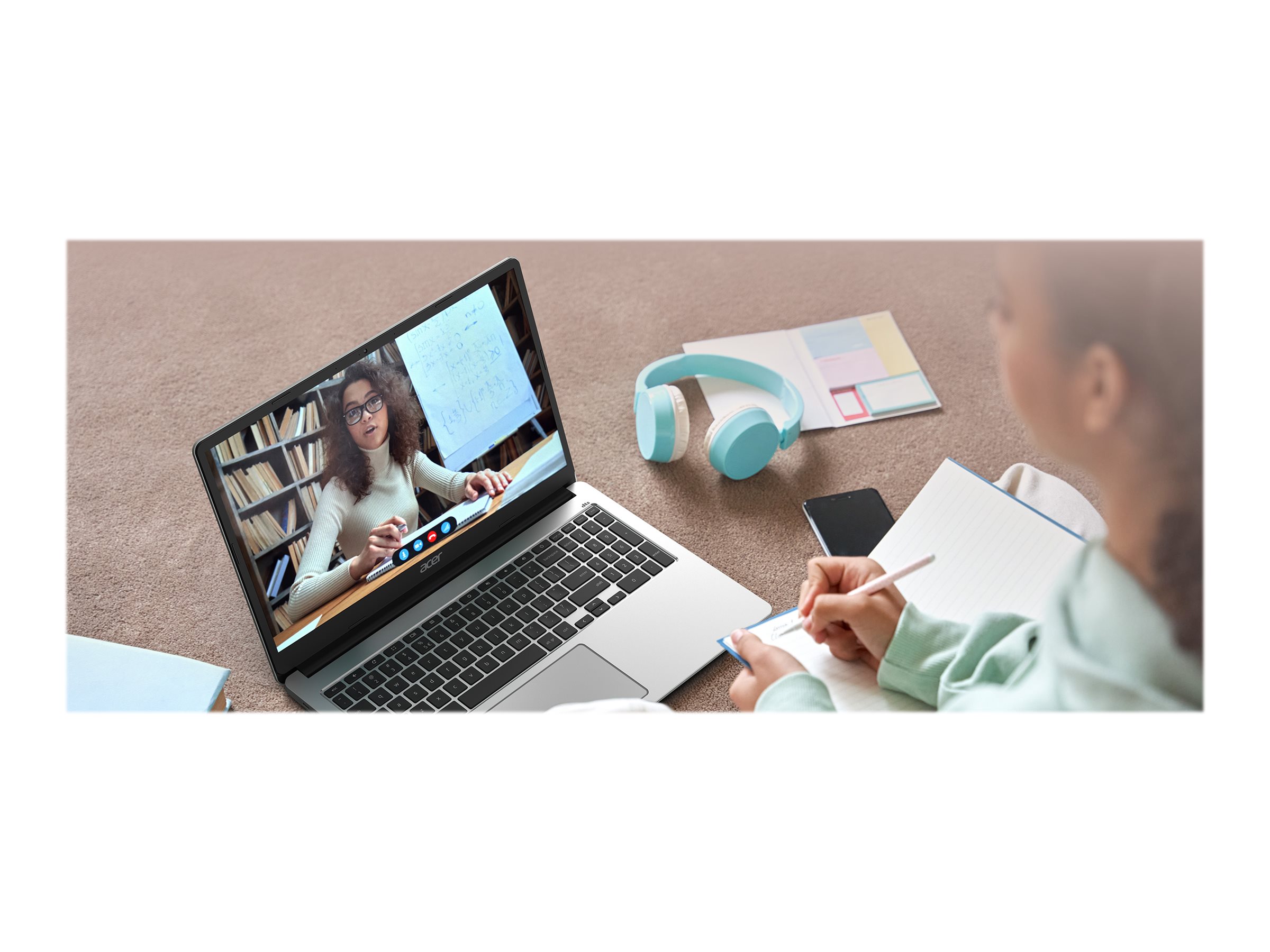 Acer Chromebook 315 CB315-4H 15.6" Full HD, Celeron N5100, 4 GB RAM, 128 GB eMMC, Reines Silber