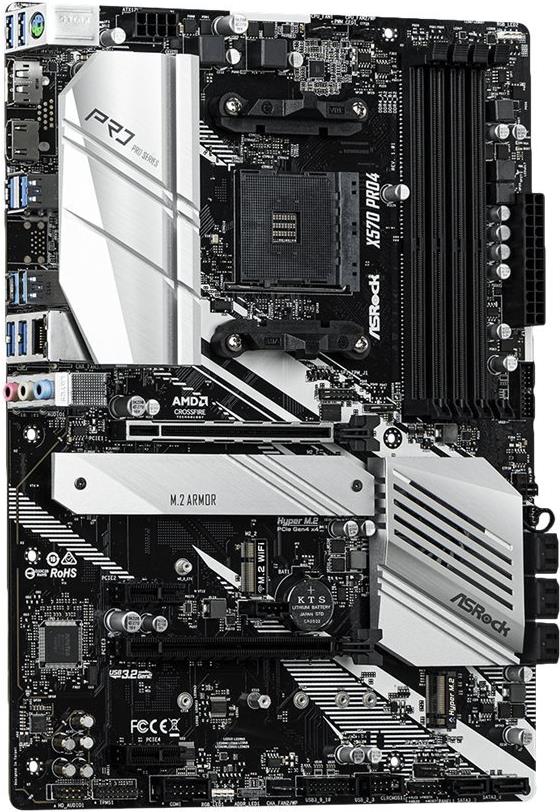 ASRock X570 Pro4 Motherboard (90-MXBAT0-A0UAYZ)