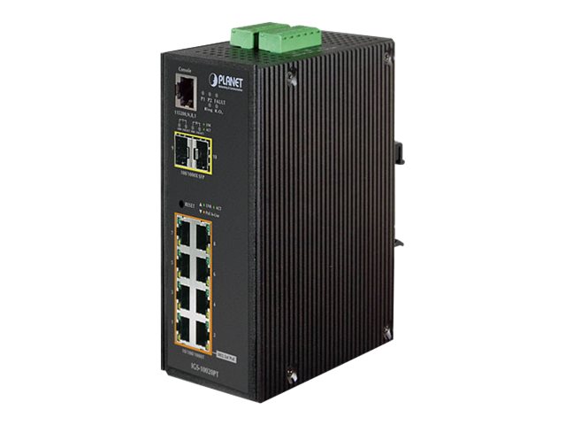 Planet IGS-10020PT Managed Switch 10-Port Gigabit PoE + 2x SFP