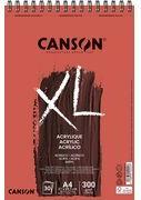 CANSON Studienblock XL ACRYLIC, DIN A4 weiß, 30 Blatt, 300 g/qm, mit Spiralheftung oben, sehr - 1 Stück (C507813000)