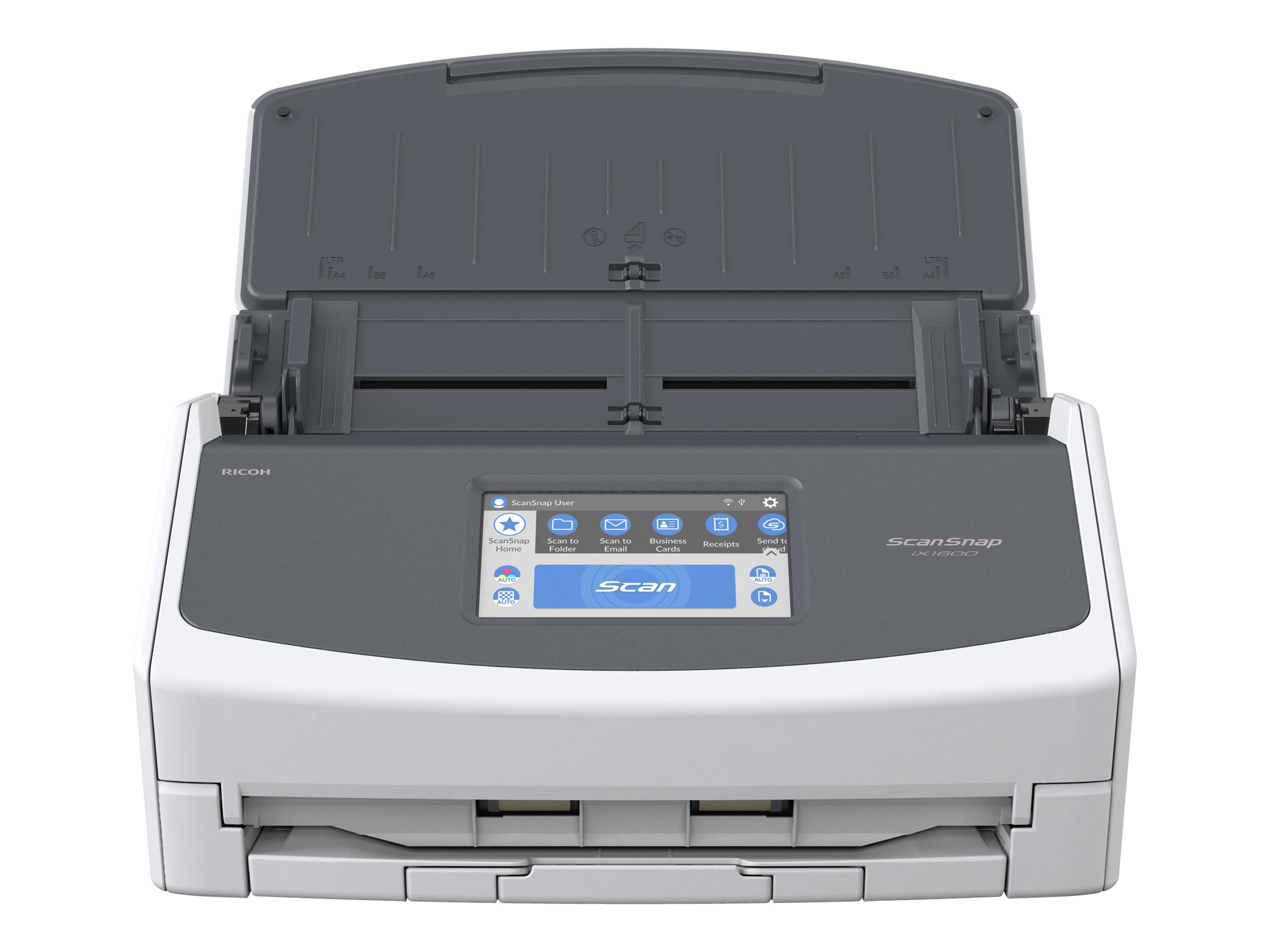 Ricoh ScanSnap iX1600 Dokumentenscanner 40 Seiten/Min. 4.3" Touchscreen Wi-Fi(n) Weiß