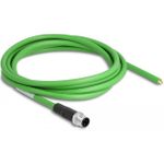 Delock Patch-Kabel 4-polig M12-D (M) zu ohne Stecker (87849)