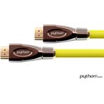 Anschlusskabel High-Speed-HDMI® mit Ethernet 4K2K / UHD, vergoldete Kontakte, OFC, Nylongeflecht gelb, 2 m, PYTHON® Series (GC-M0028)