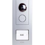 m-e modern-electronics VS-11 S Vistasmart Video-Türsprechanlage LAN, WLAN Außeneinheit Silber (41359)