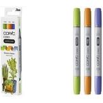 COPIC Ciao Botanic Palette Layoutmarker-Set farbsortiert 1,0 + 6,0 mm, 3 St. (220750306)