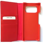 Volla Leder Schutzhülle/Bookcase für Volla Phone Quintus rot (3447)