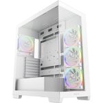 DeepCool CG580 4F V2 Midi-Tower PC-Gehäuse Weiß ATX Gaming mit 4 ARGB-Lüftern (R-CG580-WHADA4-G-2)