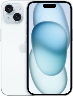 Apple iPhone 15 15,5 cm (6.1") Dual-SIM iOS 17 5G USB Typ-C 256 GB Blau (MTP93ZD/A)