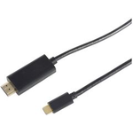 shiverpeaks BASIC-S Adapterkabel, 1,0 mm Anschlüsse: HDMI A-Stecker auf USB 3.1 C-Stecker, Stecker: - 1 Stück (BS10-56025)