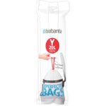 Brabantia 116742 Abfallbeutel 20 l Weiß - 20 Stück (116742)