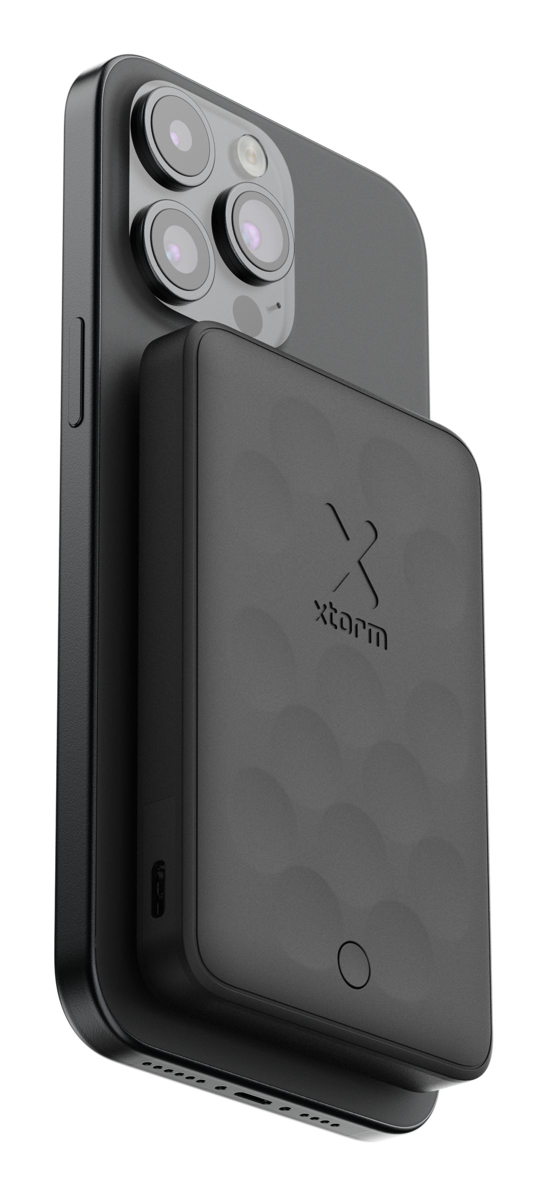 Xtorm Fuel Series 5 Magnetic Wireless Powerbank 5.000 mAh 15W Qi 18W USB-C Midnight Schwarz