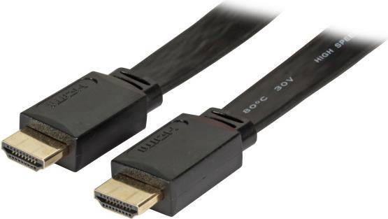 High Speed HDMI Kabel mit Ethernet, vergoldet, HDMI St. A / St. A, weiß, 1,0 m Hochwertiges Anschlusskabel zur Übertragung von digitalen Monitor- und TV-Signalen (K7901.1)