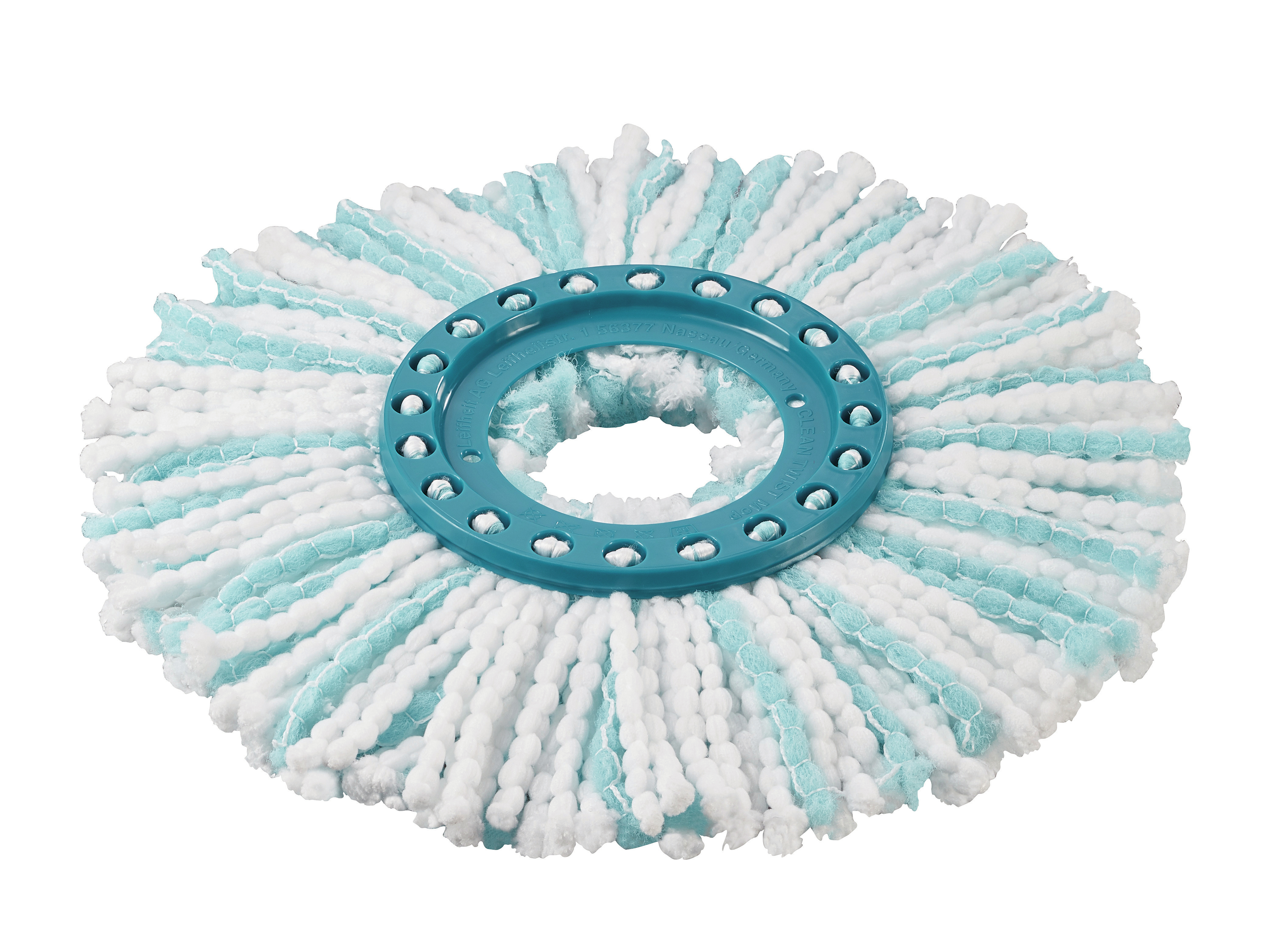 Leifheit CLEAN TWIST Wischbezug Türkis, Weiß