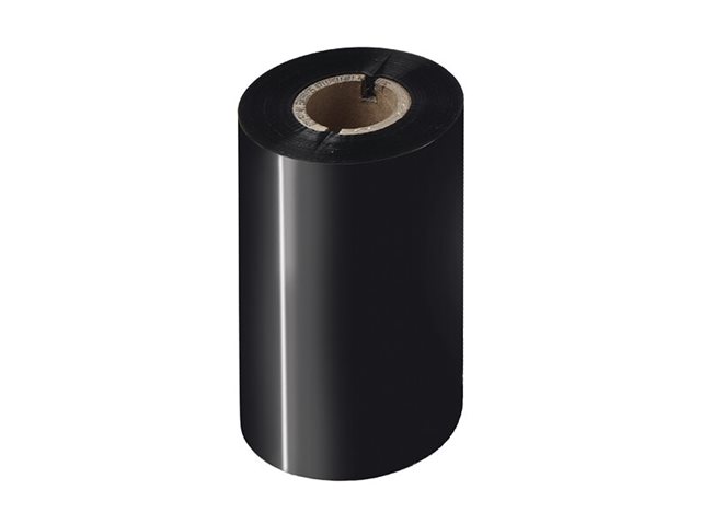 Brother Premium Farbband Harz BRP-1D300-110 110 mm x 300 m Schwarz (Packung mit 12)