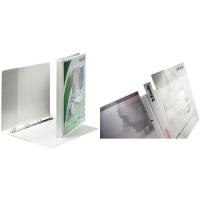 LEITZ Präsentations-Ringbuch, A4 Überbreite, weiß, 4 Rund- Ring-Mechanik, Rückenbreite: 30 mm, Ringdurchmesser: 16 mm (4282-00-01)