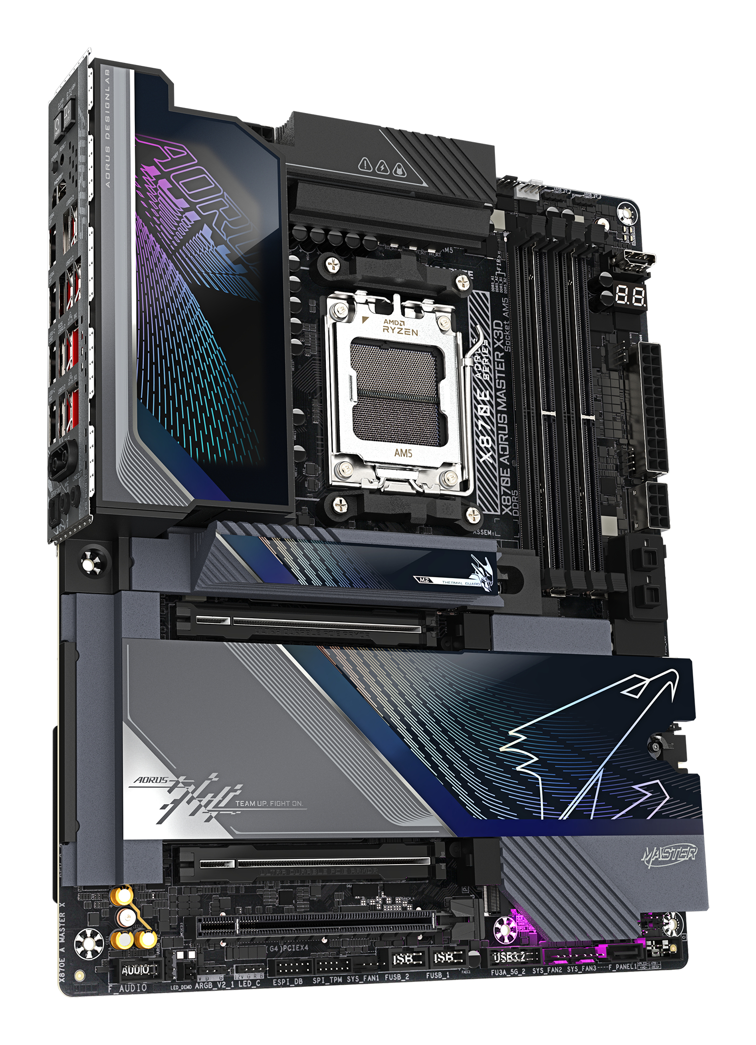 Gigabyte X870E AORUS MASTER X ATX AMD X870E Sockel AM5 DDR5 Schwarz
