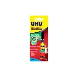 UHU Sekundenkleber Superflex Gel 3 g Transparent