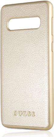 Guess Hard Case Iridescent für G975F Samsung Galaxy S10+ - gold (GUHCS10PIGLGO)