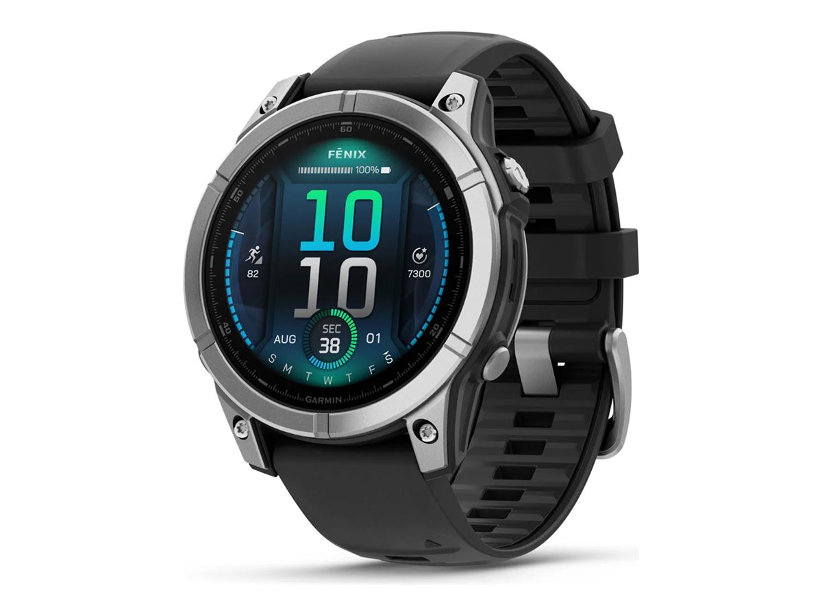 Garmin fenix E 1.3" AMOLED 47 mm 16 GB Edelstahl Schwarz