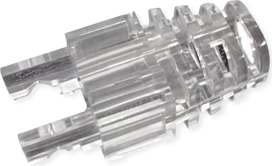 ROLINE Knickschutztülle für RJ-45, 10 St., für Durchgangs-Stecker 21.17.3146/.3147, transparent (12.01.1116)