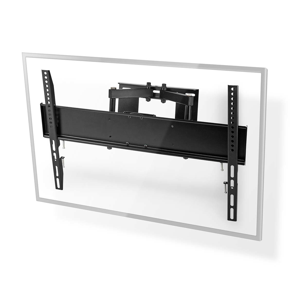 Nedis TVWM3551BK Vollbewegliche TV-Wandhalterung 37"–80" 35 kg Stahl Schwarz
