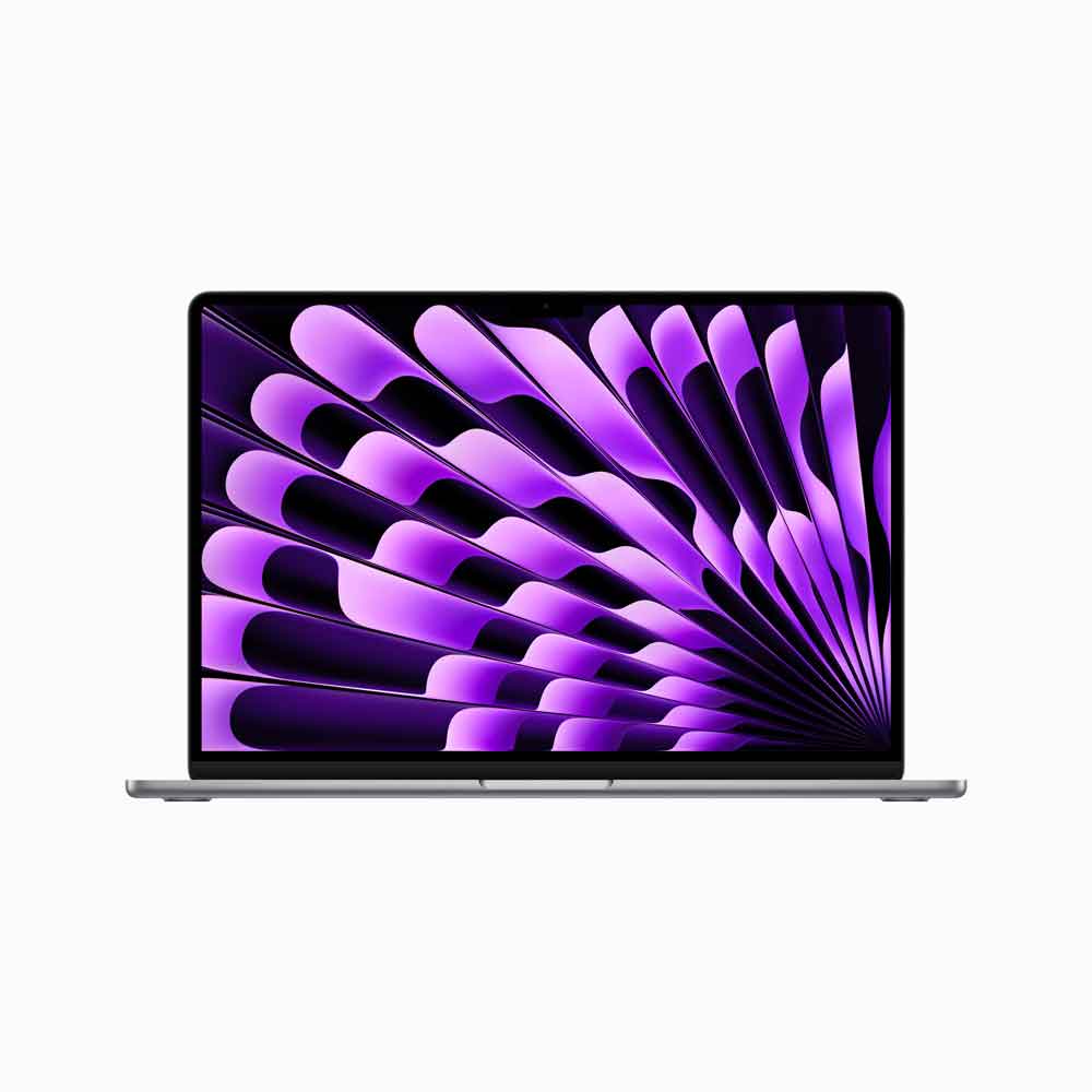 APPLE MacBook Air 38,91cm 15.3" Apple M2 Chip 8-Core CPU und 10-Core GPU 8GB gem. RAM 256GB SSD DE - Space Grau (MQKP3D/A)