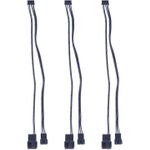 Alphacool Eis-Matrix II - Adapter 5-Pin auf PWM + 5V Digital RGB (3pcs) je 20cm EOL (18619)