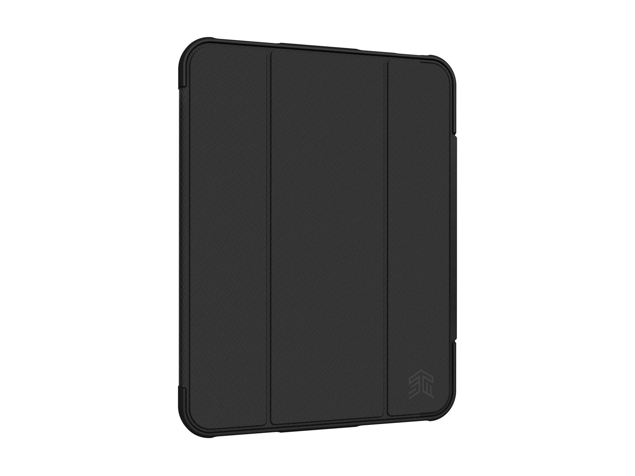 STM dux Ultra Flip-Hülle für Apple iPad 11" Schwarz, Transparent