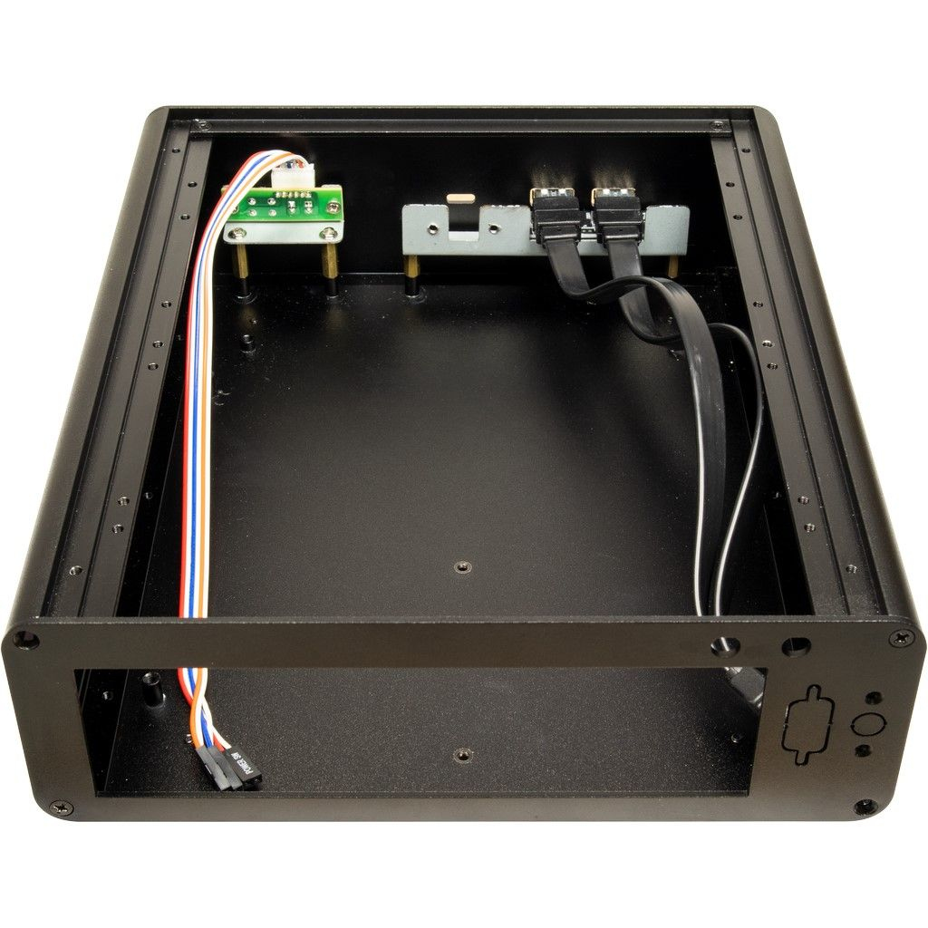 Inter-Tech IP-60 IPC Gehäuse USFF Mini-ITX Aluminium Schwarz