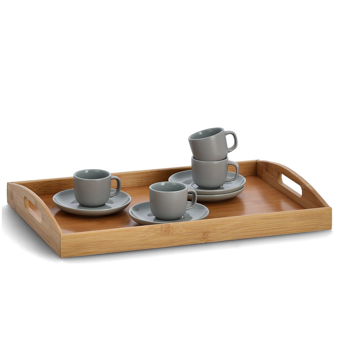Zeller Tablett Bamboo 300 x 440 mm Braun