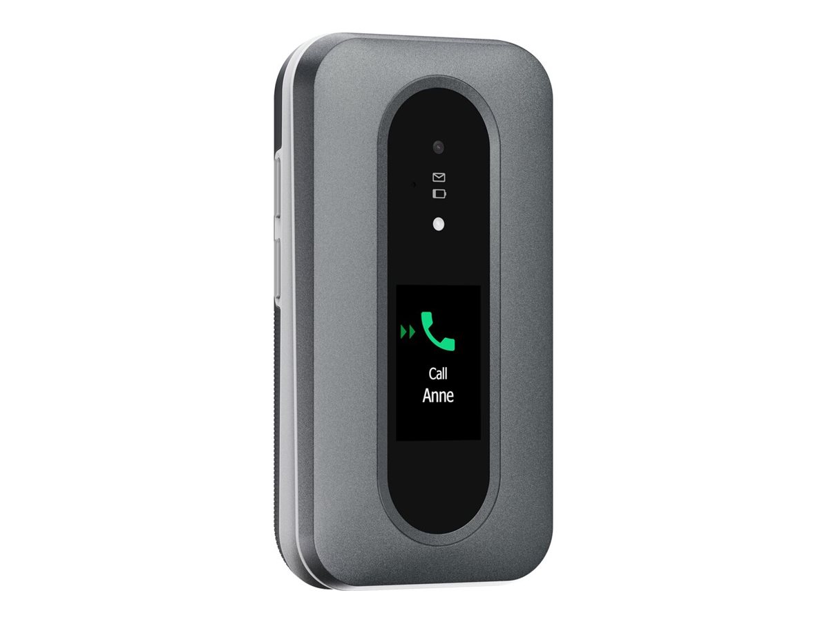 Doro Leva L30 4G Großtasten-Klapphandy Schwarz / Weiß
