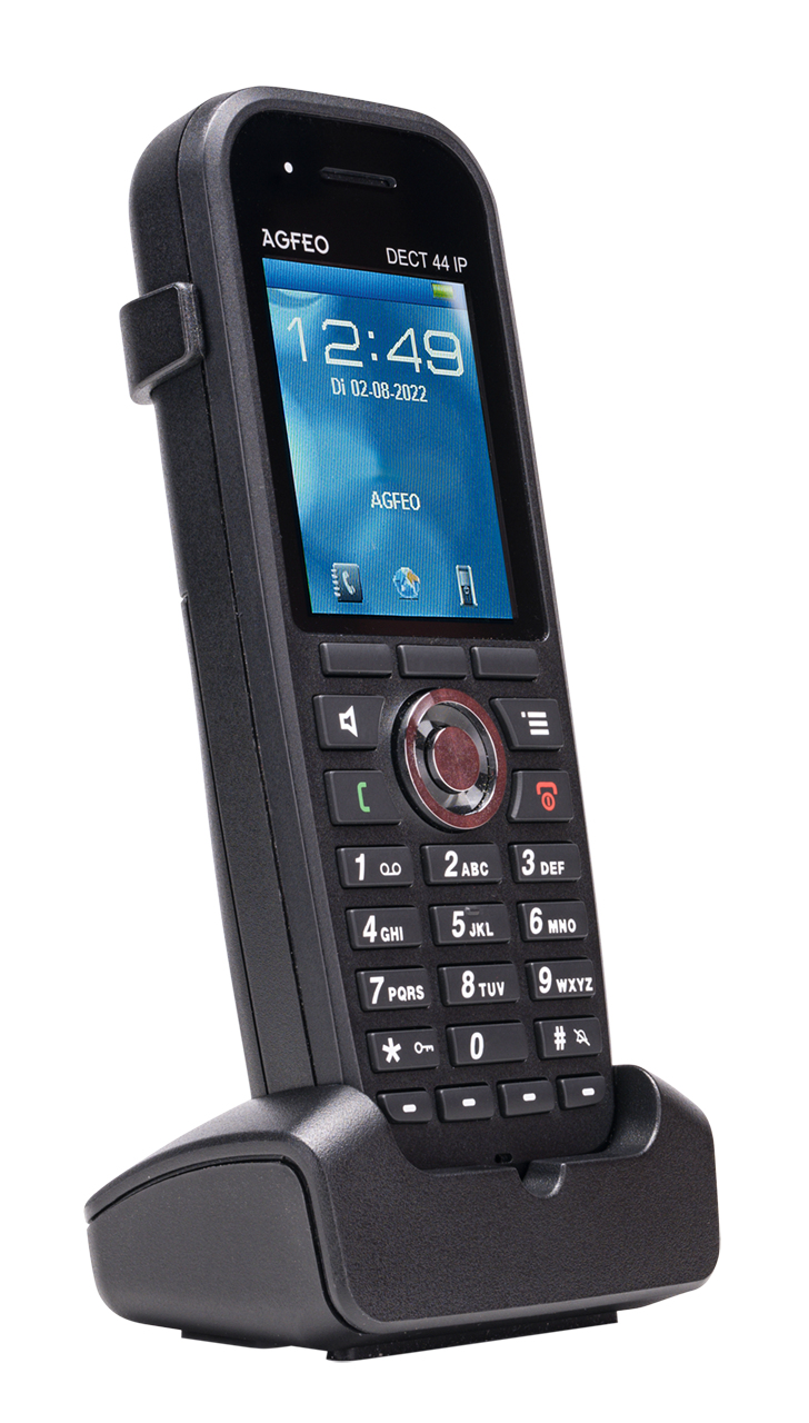 AGFEO DECT 44 IP Schnurloses Erweiterungshandgerät Schwarz