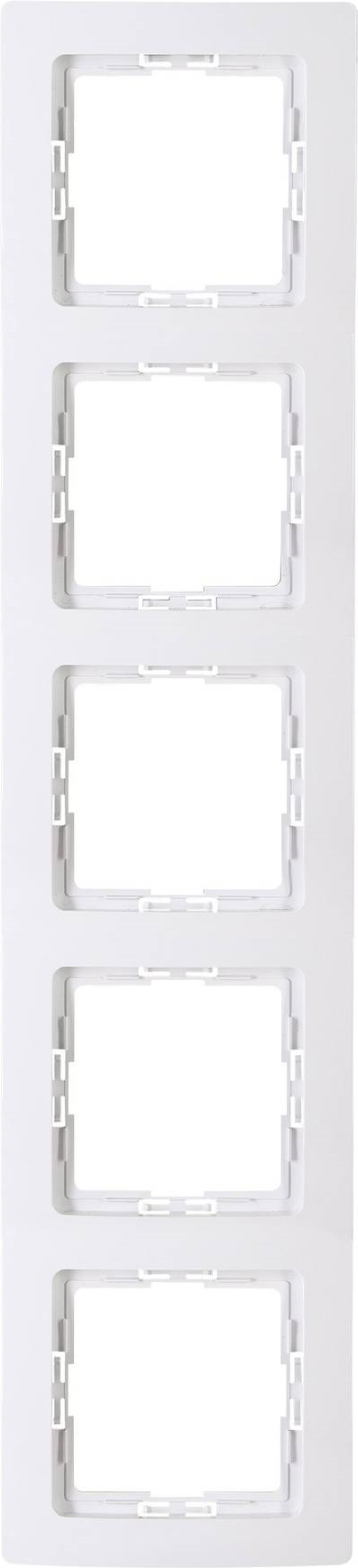 Abdeckrahmen 5-fach arktis-weiß (308302008)