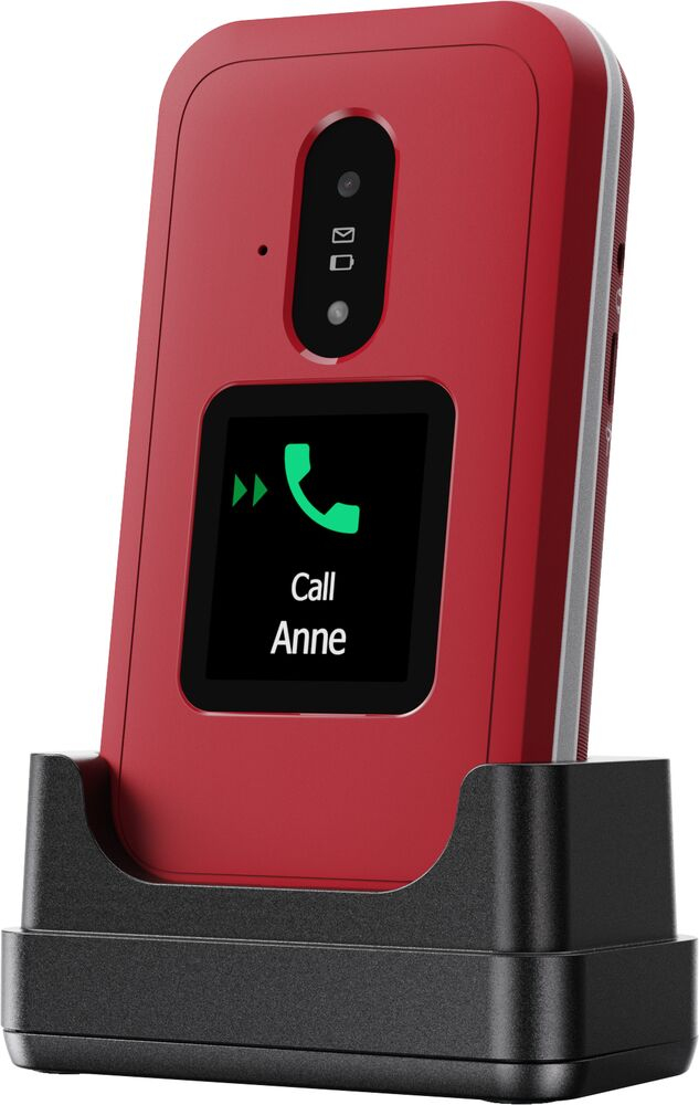 Doro Leva E30 4G Klapphandy 2,8" Single SIM Rot, Weiß