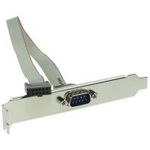 InLine® Serielles Slotblech, 9-pol Stecker an 10-pol Buchsenleiste (33209)