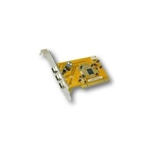 EXSYS GmbH FireWire 1394 PCI-Karte mit 4 Ports (TI Chip-Set) (EX-6500E)