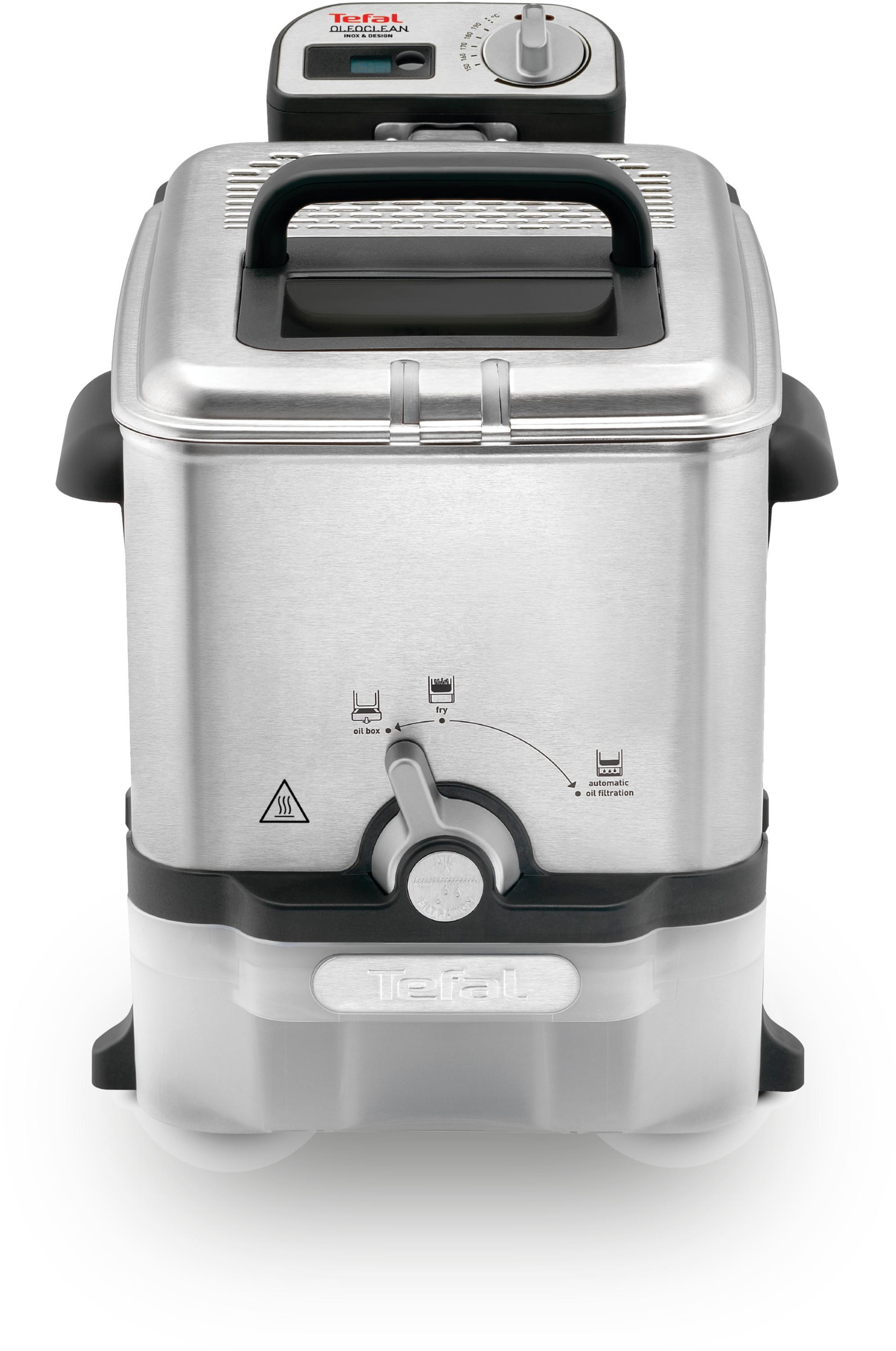 Tefal Oleoclean FR8041 Fritteuse 2300 W 3,5 l 1,2 kg Silber