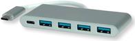 ROLINE USB3.2 Gen1 Hub 4x A TypC USB-Kabel mit PD (14.02.5061)