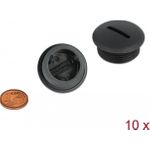 Delock Verschlussstopfen M25 x 1,5 schwarz 10 Stück (60232)